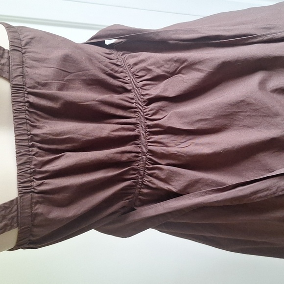 Charlotte Russe Cotton Chocolate Brown Dress Size Small - Picture 9 of 9